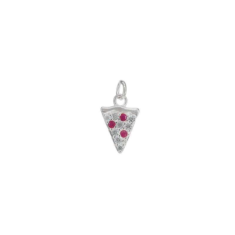 Charm Pizza in Argento 925