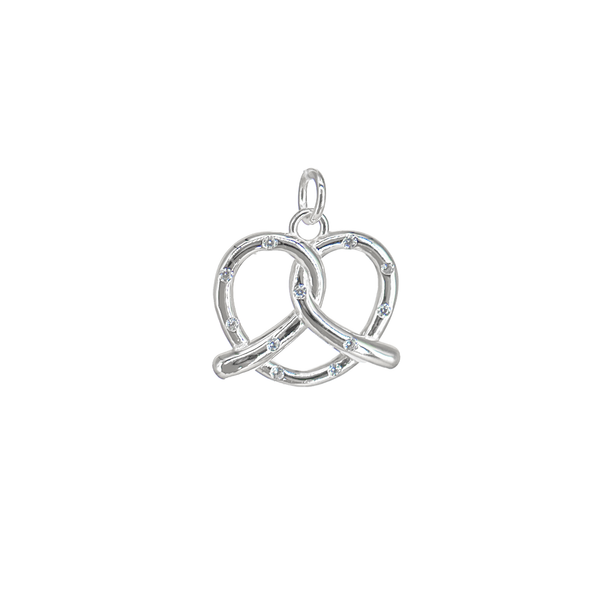 Charm Bretzel in Argento 925