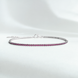 PULSERA TENIS 3MM PLATA 925