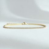 PULSERA TENIS 3MM PLATA 925