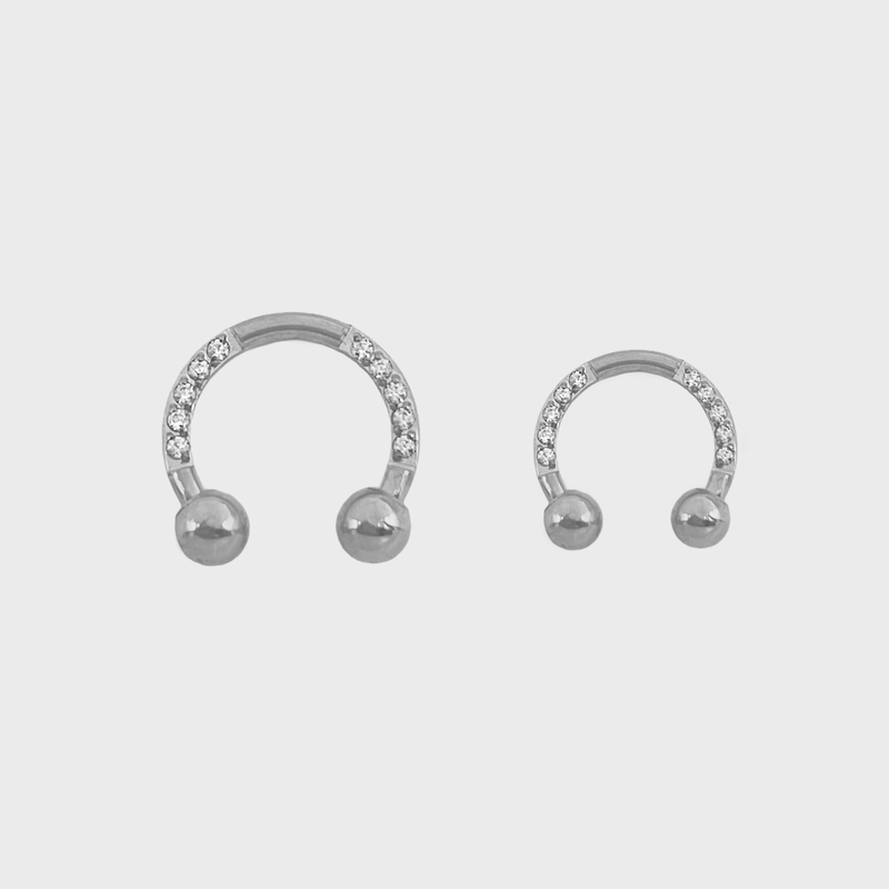 Piercing Clicker Ferro di Cavallo Lux