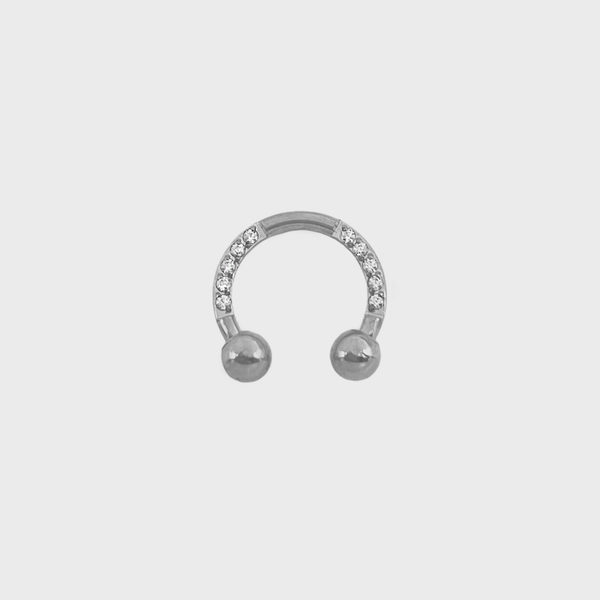 Piercing Clicker Ferro di Cavallo Lux