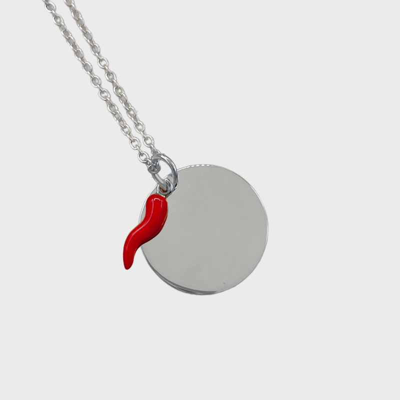 COLLIER DOT 925 AVEC GRAVURE PERSONNALISÉE