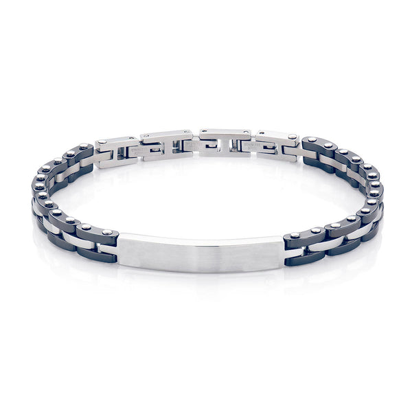 BRACELET HOMME EN CORDE AVEC GRAVURE PERSONNALISÉE